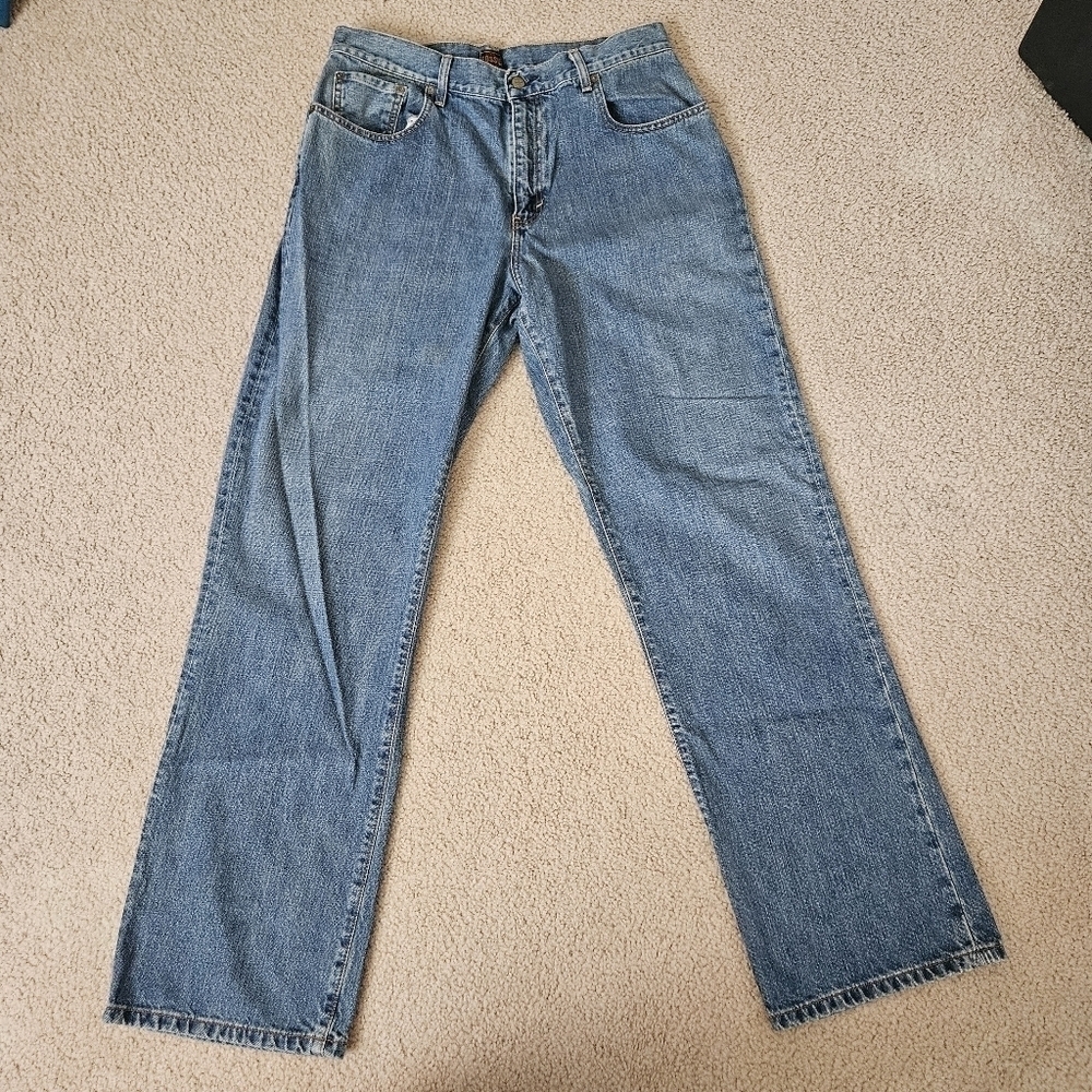 Fossil Men's Straight-Leg Jeans in Light Blue Denim 34 x 34